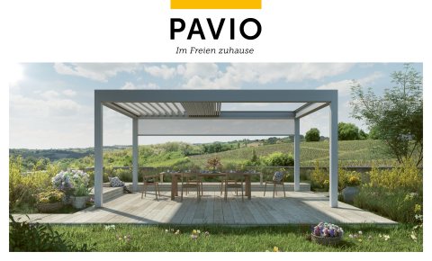 Pavio – modulare Pavillons für Garten und Terrasse
